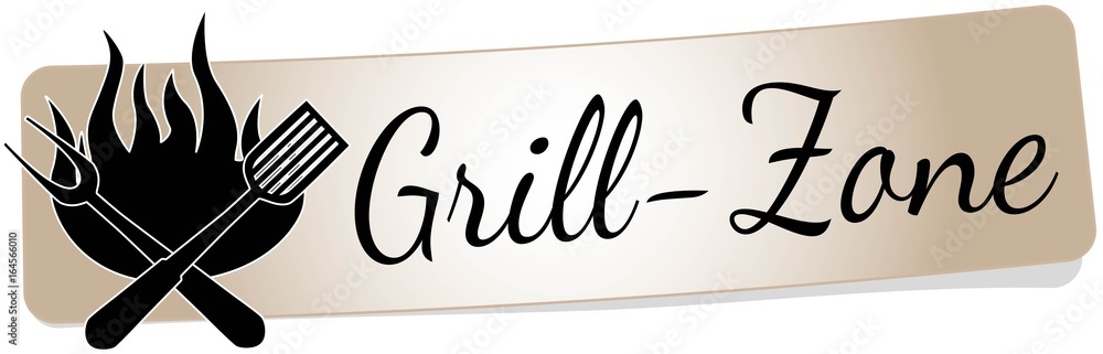 Grill-Zone vector de Stock | Adobe Stock