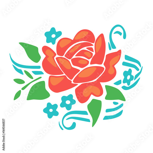 A flower on a white background.