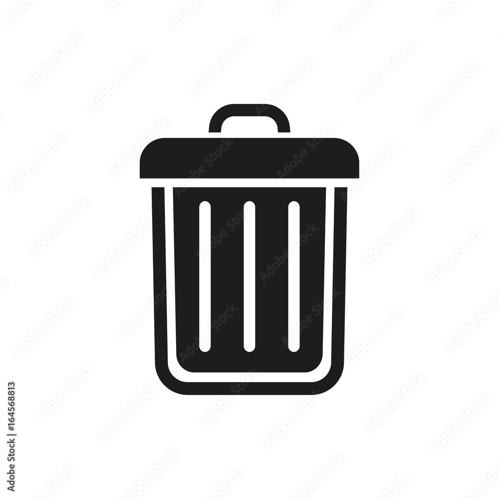 Bin - vector icon. Bin - vector icon.