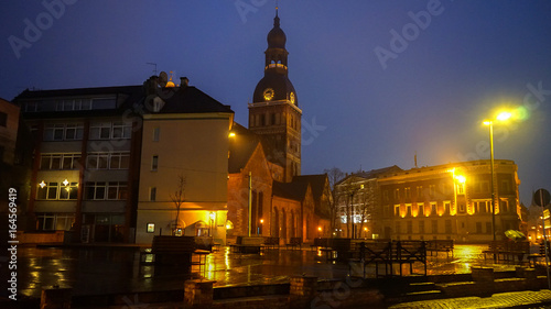 Europe  Latvia    Riga        Tourist places  Vacations  cityscape   Streets