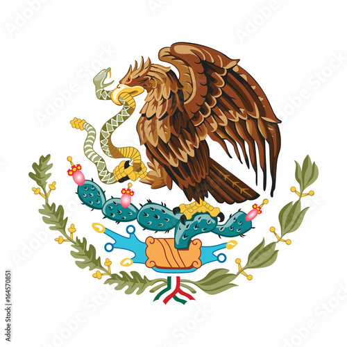 Mexican eagle vector