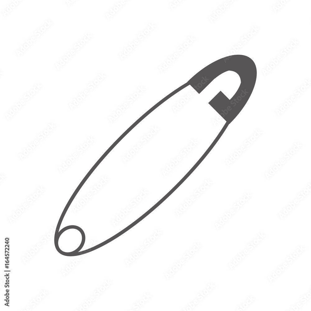 Pin clip isolated Pin clip isolated