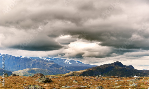 Thunderstorm in the mountains.