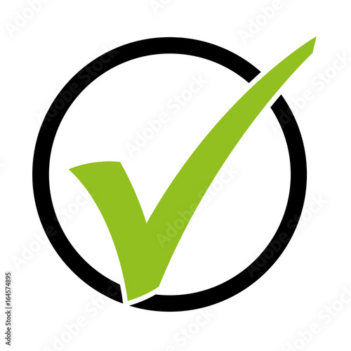 Häkchen / Checkbox Symbol grün 