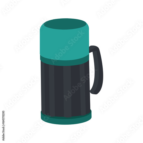 thermo flask bottle beverage handle object