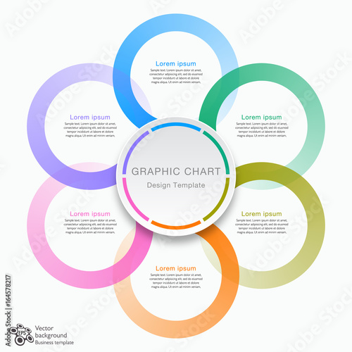 Infographics Vector Background 6-Step Process