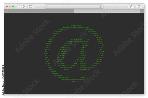 PC Browser - at-Zeichen