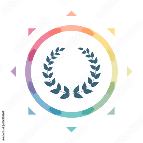 buntes Symbol - Auszeichnung