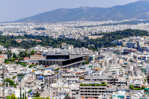 Panorama of continental Greece, famous for the acropolis of Athens and the ancient delphi
