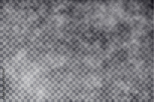 Fog or smoke transparent effect vector.