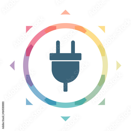 buntes Symbol - Stecker