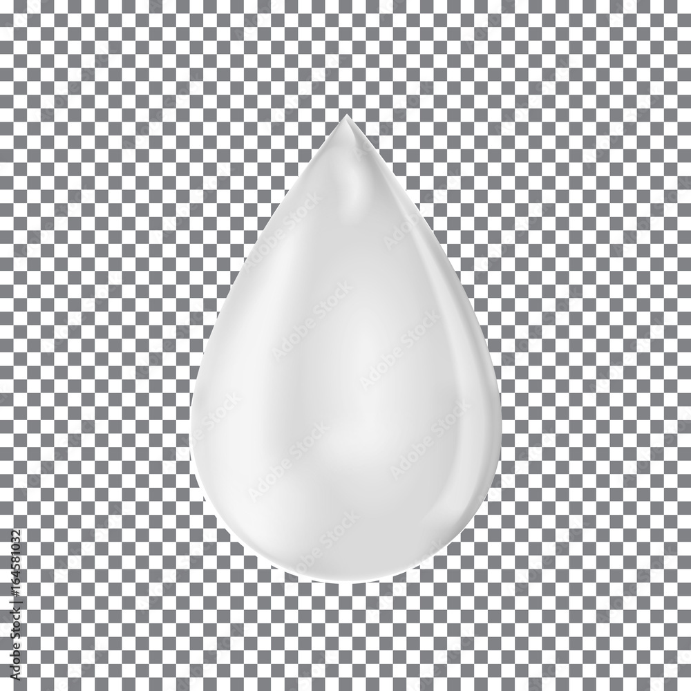Milk drop. Transparent droplet vector. Milk drop. Transparent droplet vector.