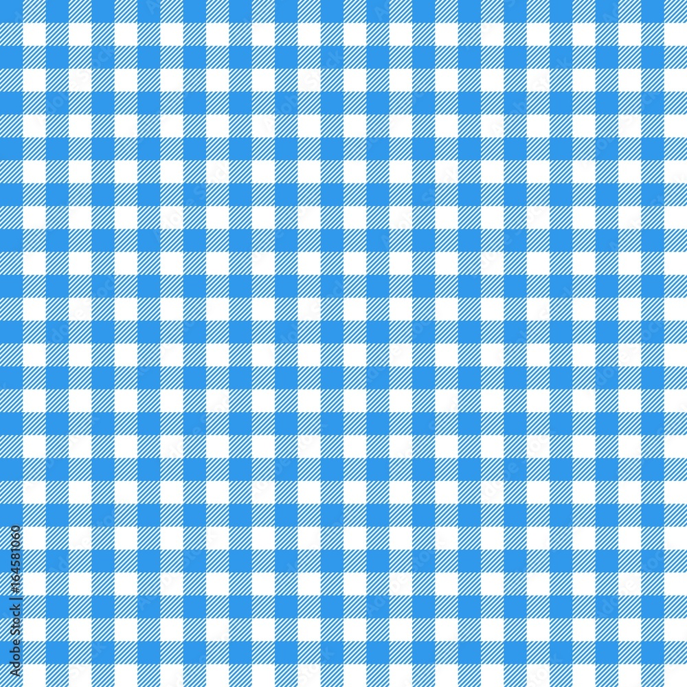 Gingham seamless pattern. Blue Italian tablecloth. Picnic tale cloth vector. Gingham seamless pattern. Blue Italian tablecloth. Picnic tale cloth vector.