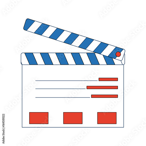 film maker clapper board action icon