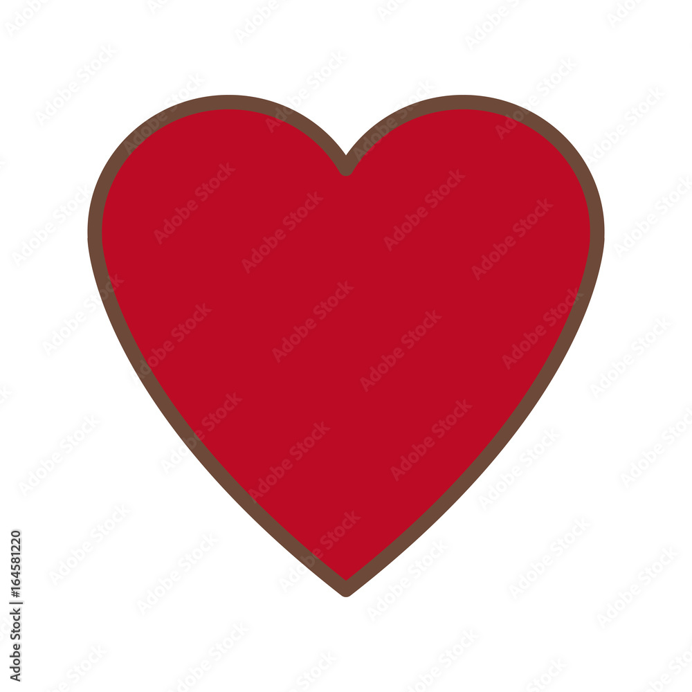 red heart love romance feeeling symbol