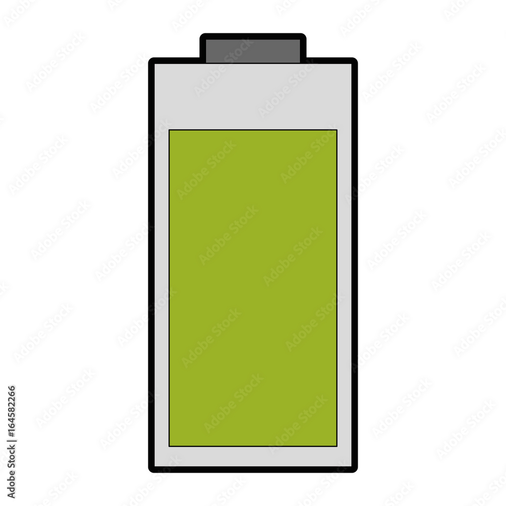 battery icon over white background vector illustration battery icon over white background vector illustration