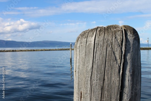 Poteau de mer - Norvège photo