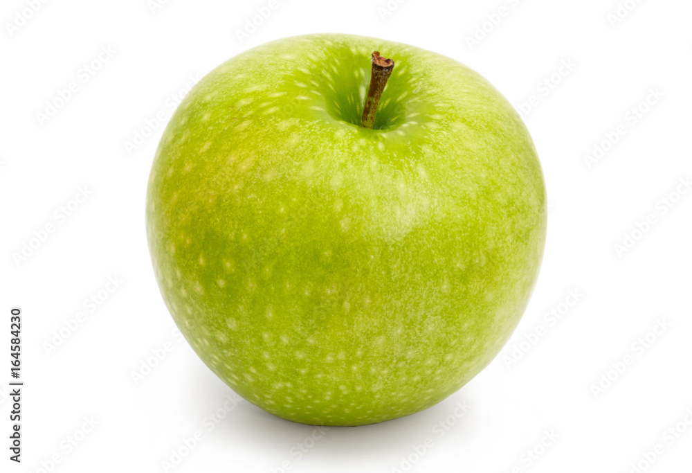 Green apple isolated on white background Green apple isolated on white background