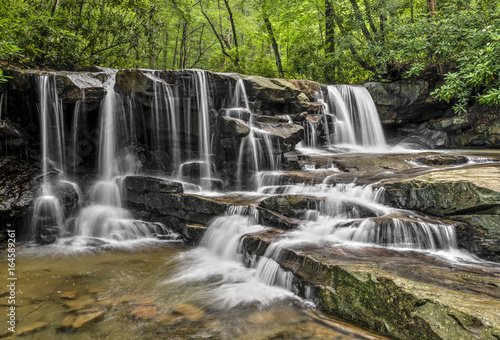 Upper Jonathan Run Falls - Ohiopyle State Park, Pennsylvania Laurel Highlands © Kenneth Keifer