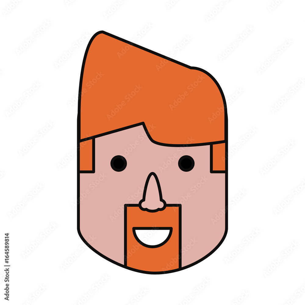 Man face cartoon Man face cartoon