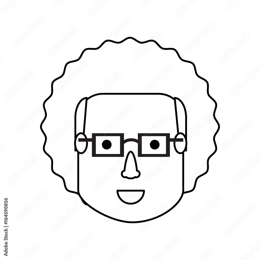 Man face cartoon Man face cartoon