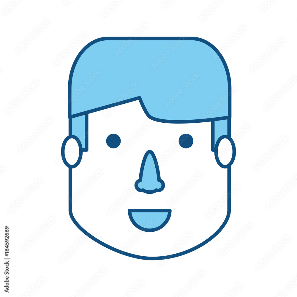 Obraz premium Man face cartoon