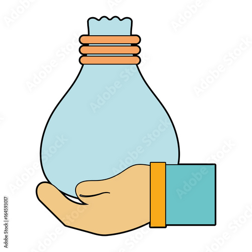 cloth bag to save things in the hand