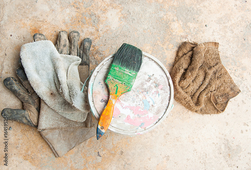 old painting equipment 