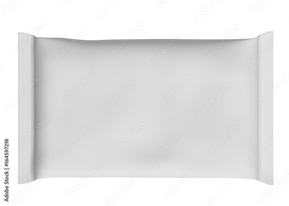 Wet wipes with shadow isolateted on white background Wet wipes with shadow isolateted on white background
