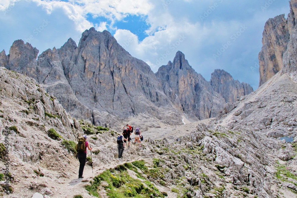 Dolomiten, Bergwandern, Cadini-Gruppe