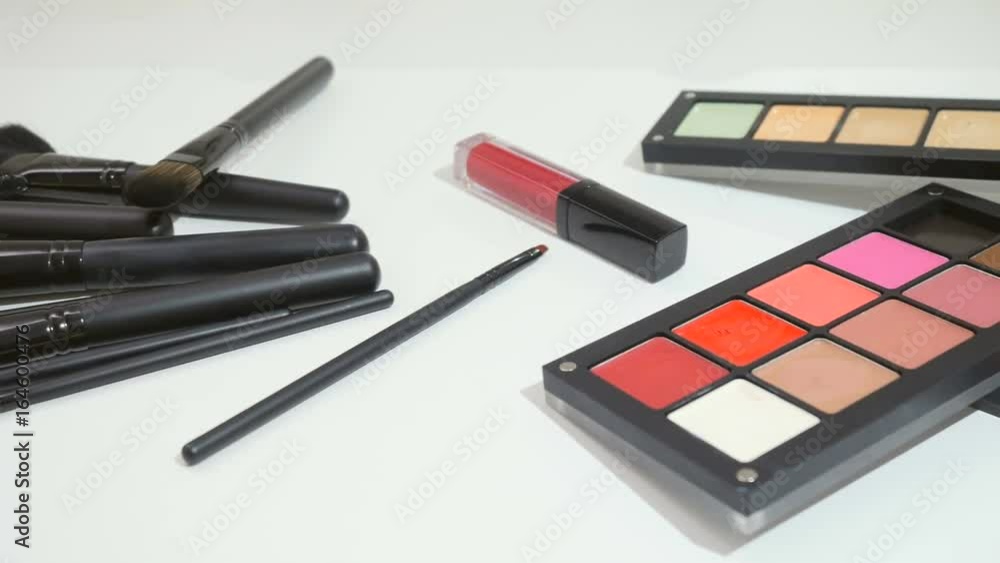 Cosmetics on white background Cosmetics on white background