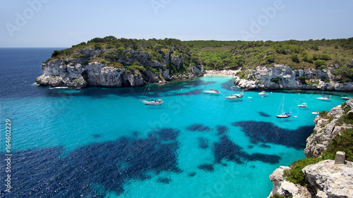 Bucht Macarella auf Menorca in HD photo