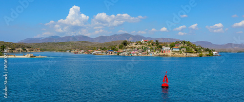 Photography Village on Cayo Granma in the bay of Santiago de Cuba