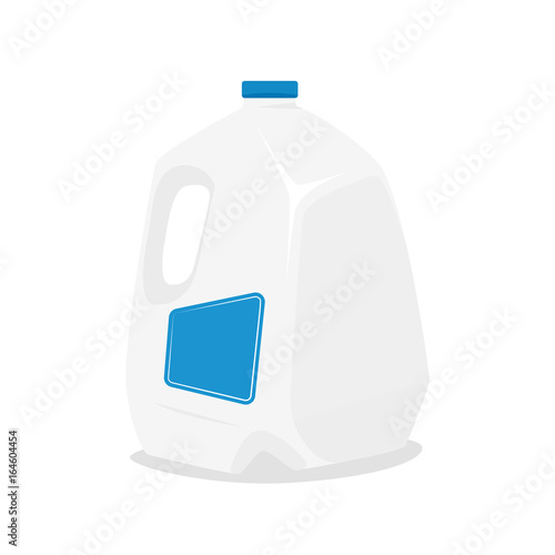 Gallon of milk vector photo