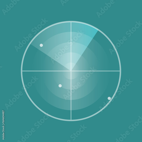 Vector Radar screen icon