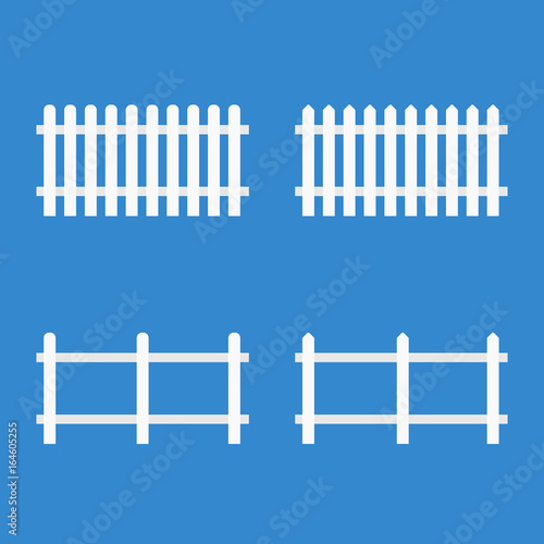 white picket fence