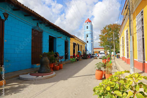 Photography Parroquial Mayor, the oldest church in Cuba in Sancti Spíritus