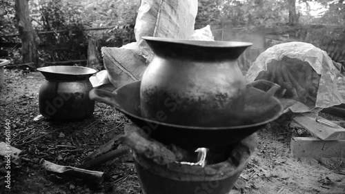 cooking in countryside of thailand.
