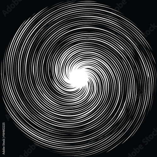 Spiral background. Sun vector illustration. Circular, radiating abstract shape pattern. Geometric design element series.