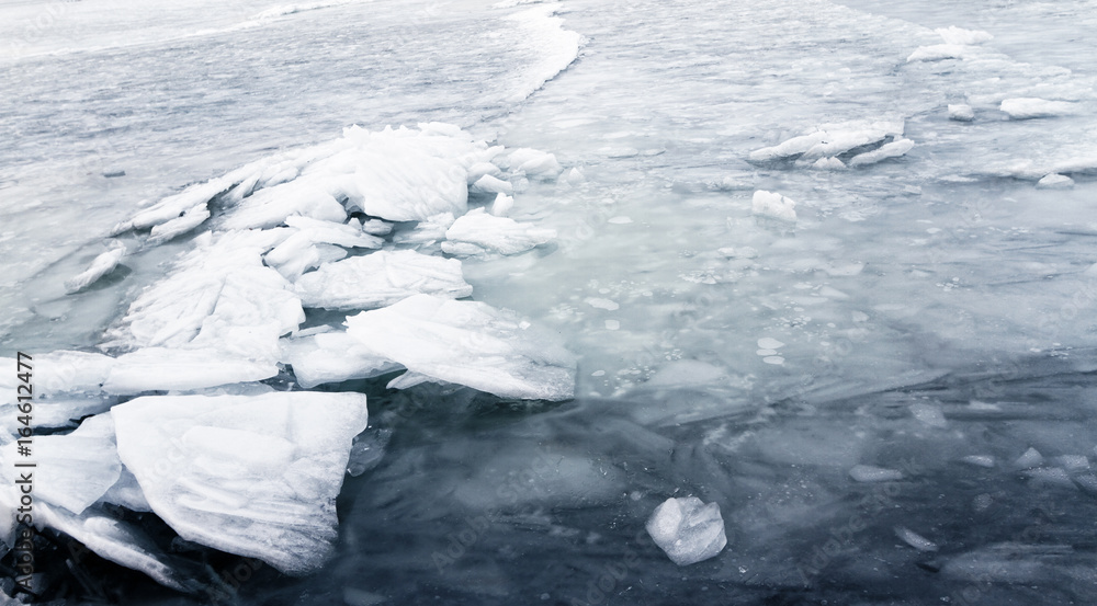Frozen lake Frozen lake