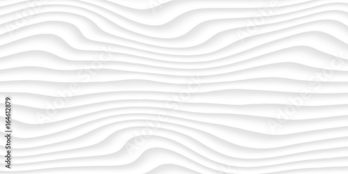 Fototapeta Naklejka Na Ścianę i Meble -  White texture. gray abstract pattern seamless. wave wavy nature geometric modern.