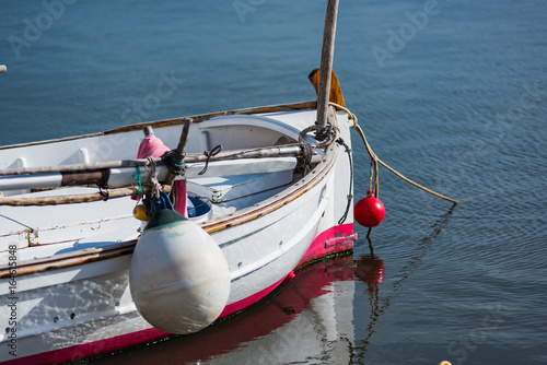 Typical menorcan boat. Menorca, Spain photo
