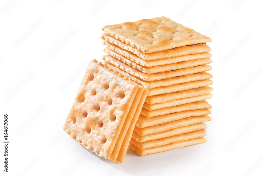 Tasty biscuits isolated on white background. Tasty biscuits isolated on white background.