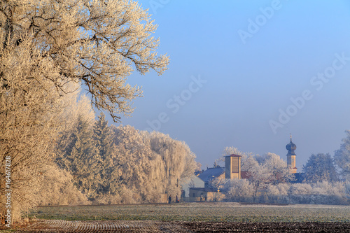 Erding bei Frost