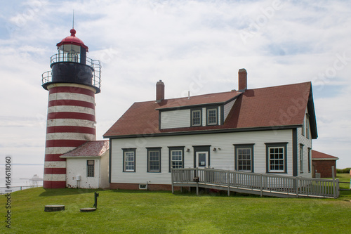 Wallpaper Mural West Quoddy Lighthouse full view, Maine Torontodigital.ca
