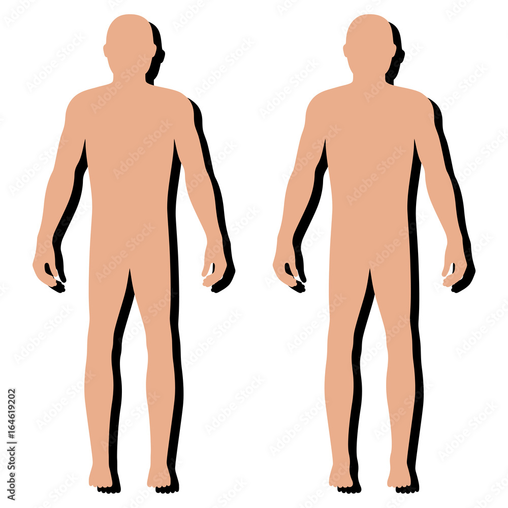 Fototapeta premium Fashion man figure