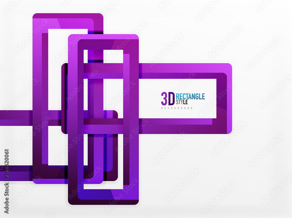 Rectangle tube elements, vector background Rectangle tube elements, vector background