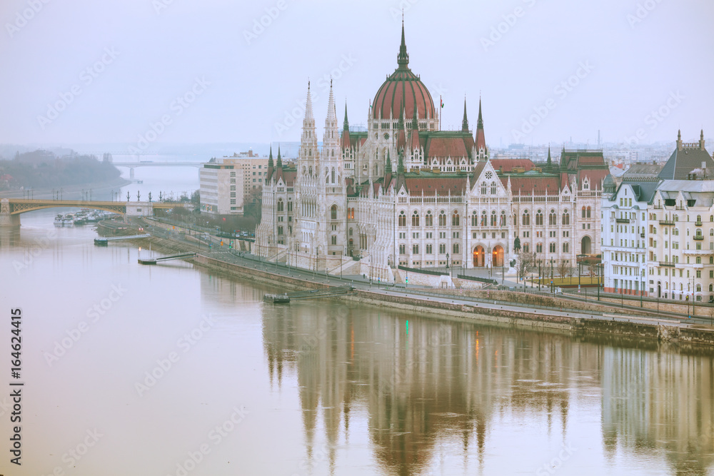 Parliament building in Budapest, Hungary Parliament building in Budapest, Hungary