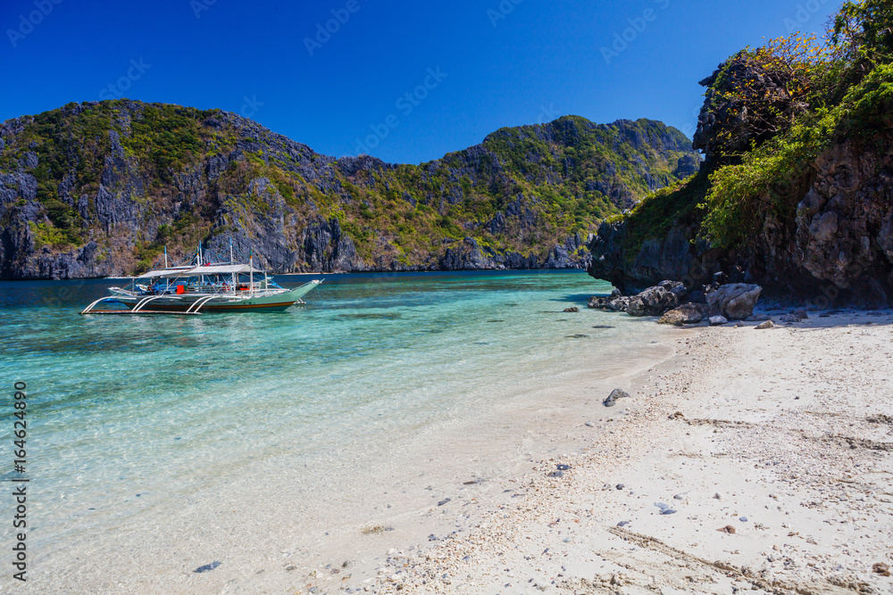 Obraz premium Tropical beach, El-Nido, Philippines