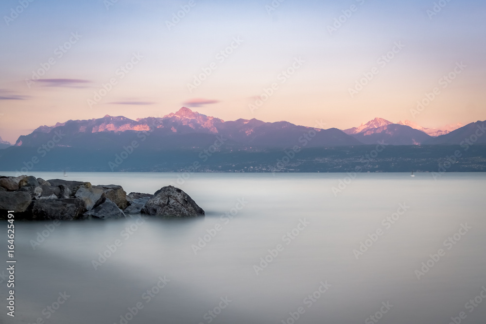 Geneva lake sunset 